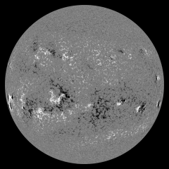 Image of Sun's magnetic field