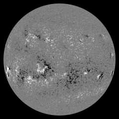 Image of Sun's magnetic field