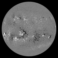 Image of Sun's magnetic field