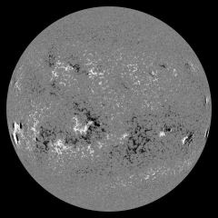 Image of Sun's magnetic field