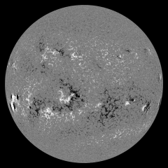 Image of Sun's magnetic field