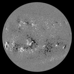 Image of Sun's magnetic field