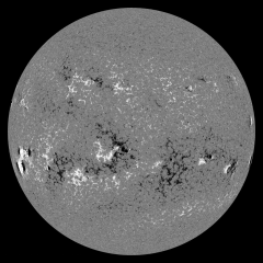 Image of Sun's magnetic field