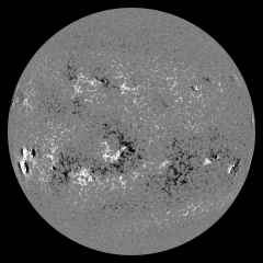 Image of Sun's magnetic field