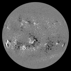 Image of Sun's magnetic field