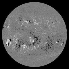 Image of Sun's magnetic field