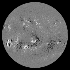 Image of Sun's magnetic field