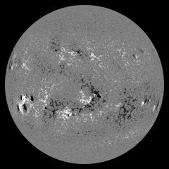 Image of Sun's magnetic field