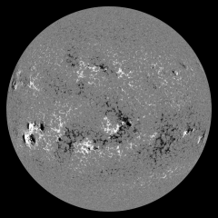 Image of Sun's magnetic field