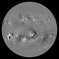 Image of Sun's magnetic field