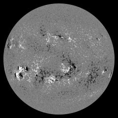 Image of Sun's magnetic field