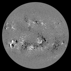 Image of Sun's magnetic field