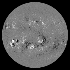 Image of Sun's magnetic field