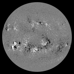 Image of Sun's magnetic field