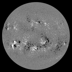 Image of Sun's magnetic field