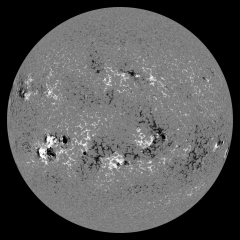 Image of Sun's magnetic field