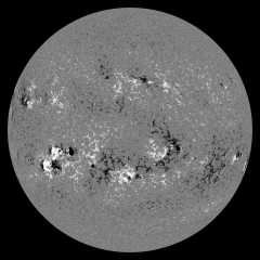 Image of Sun's magnetic field