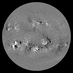 Image of Sun's magnetic field