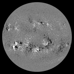 Image of Sun's magnetic field