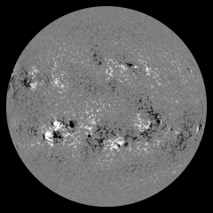 Image of Sun's magnetic field