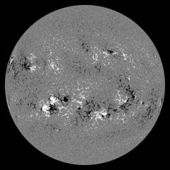 Image of Sun's magnetic field