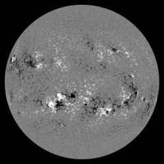 Image of Sun's magnetic field