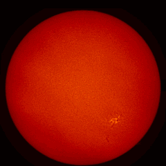 Image of Sun's chromosphere