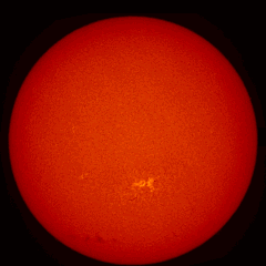 Image of Sun's chromosphere