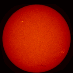 Image of Sun's chromosphere