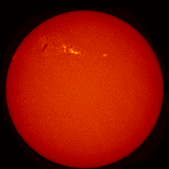 Image of Sun's chromosphere