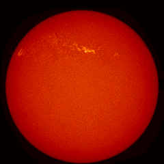 Image of Sun's chromosphere