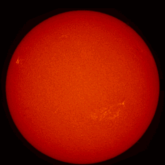 Image of Sun's chromosphere