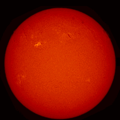 Image of Sun's chromosphere