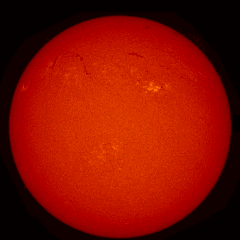 Image of Sun's chromosphere