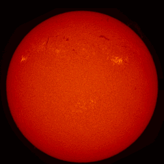 Image of Sun's chromosphere