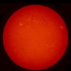 Image of Sun's chromosphere