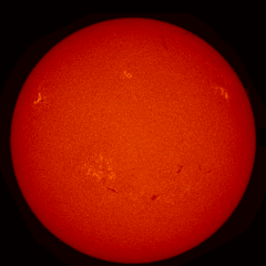 Image of Sun's chromosphere