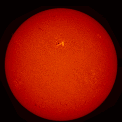 Image of Sun's chromosphere