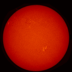 Image of Sun's chromosphere