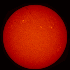 Image of Sun's chromosphere