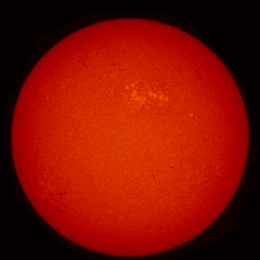 Image of Sun's chromosphere