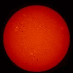 Image of Sun's chromosphere