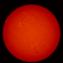 Image of Sun's chromosphere