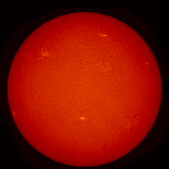 Image of Sun's chromosphere