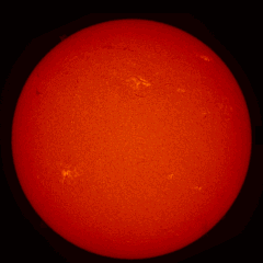 Image of Sun's chromosphere