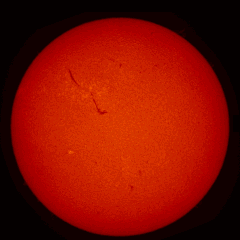 Image of Sun's chromosphere