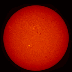 Image of Sun's chromosphere