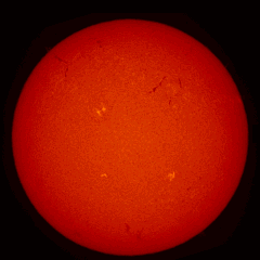 Image of Sun's chromosphere