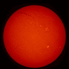 Image of Sun's chromosphere