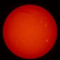 Image of Sun's chromosphere